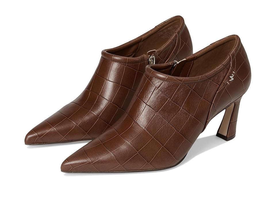 Naturalizer 27 Edit Elena Bootie Women's Boots Caramel Brown Croco Leather : 9.5 M (B) | Zappos
