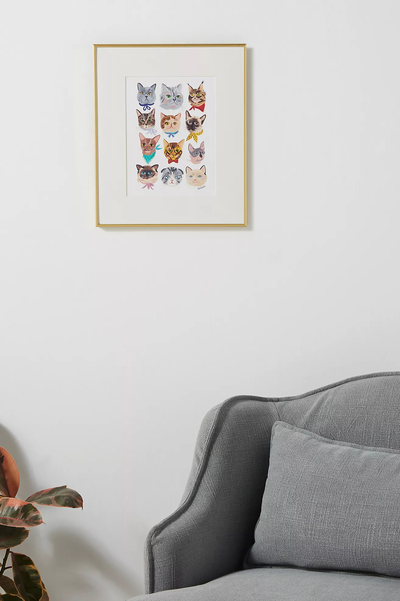 The Cats Portrait Wall Art | Anthropologie (US)