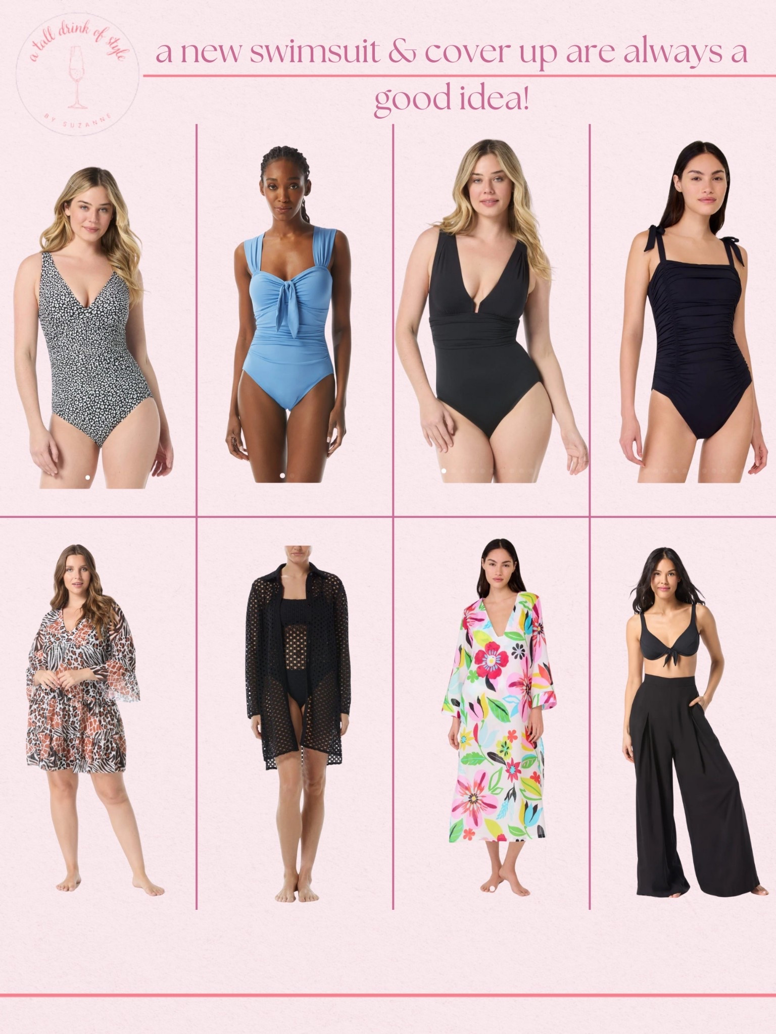 A new swimsuit and cover up for your wardrobe!! 

Hi friend! 👋 Thanks for your support! I’m so glad you’re here!
If you're tall, over 40, or just tired of fashion that doesn’t fit your life, you’re in the right place. I share classic, elevated outfit formulas that actually work on tall women (I’m 6’1” for reference!) and help you feel confident getting dressed again.
I am your resource for timeless, elevated fashion for women over 40 (and tall women)
Age: 55
Height: 6’1”
Tops: S/M
Bottoms: 8/10
Dresses: 8/M
Over 50 fashion, tall fashion, workwear, everyday outfits, timeless outfits, Classic Outfits

#LTKSwim #LTKSeasonal #LTKFindsUnder100