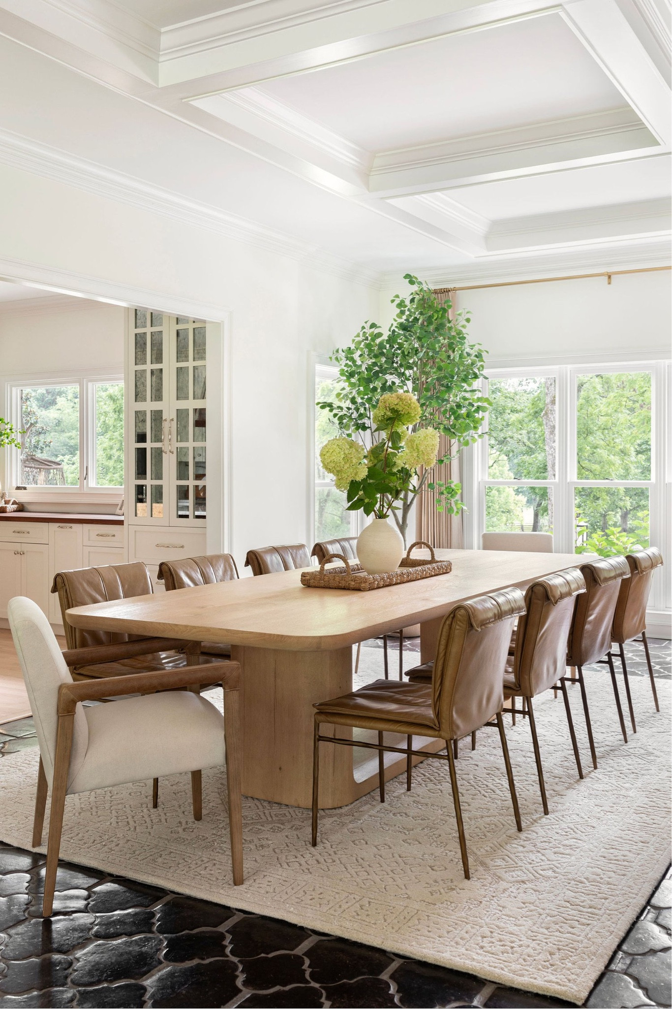 Dining Room designed by @thelistandfound - everything with an available source is linked. 

*Oslo Open Rectangular Dining Table from Restoration Hardware.

*Curtains and hardware are custom from @uptowndrapes

#LTKhome #LTKSale #LTKstyletip