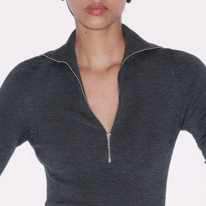 Half Zip Jumper Stretch Merino | ME+EM Global (Excluding US)