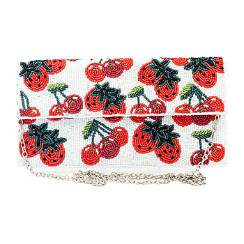 new!SOL and MER Beaded Flap Beaded Clutch | JCPenney