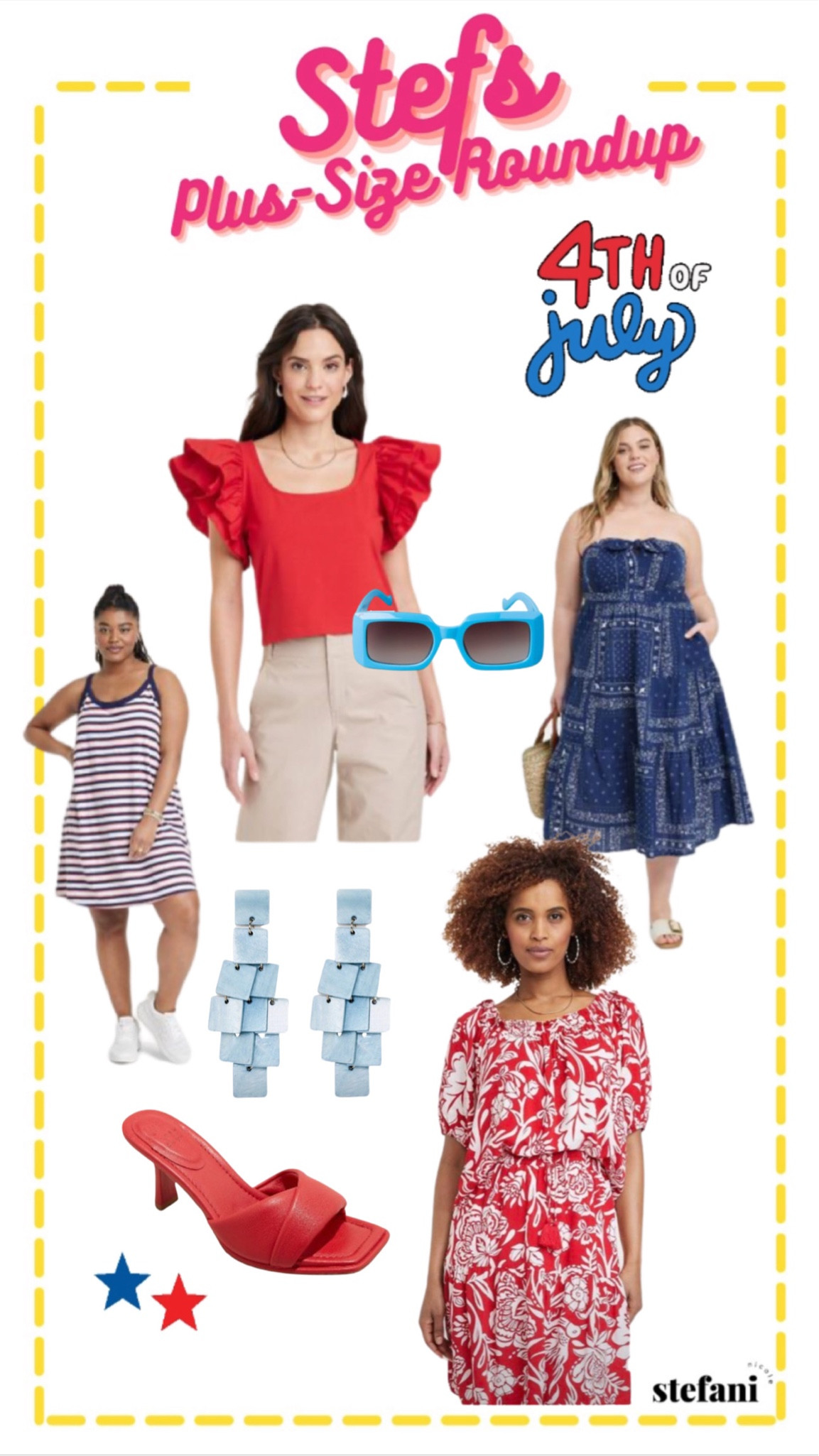 Red white and blue outfits! Perfect for the 4th or July! 

#LTKSeasonal #LTKFind #LTKcurves