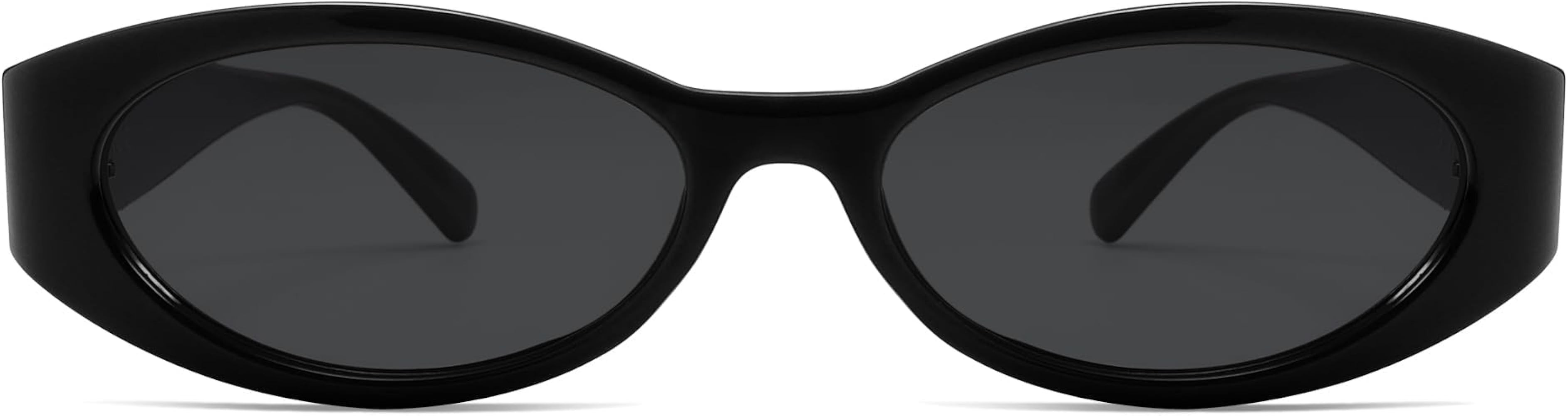 SOJOS Trendy Oval Polarized Sunglasses Womens Retro Narrow Chic Thin Y2k Sunnies SJ2364 | Amazon (US)
