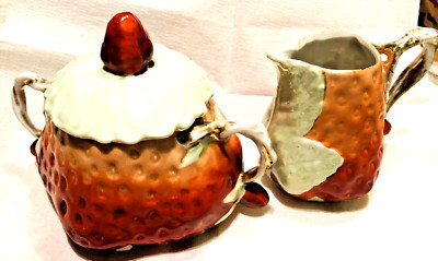 ANTIQUE ROYAL BAYREUTH STRAWBERRY  SUGAR & CREAMER  | eBay | eBay US