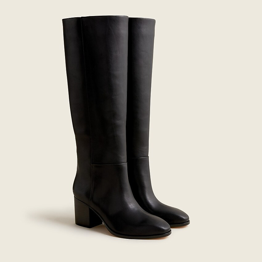 Sadie knee-high boots in leather | J. Crew US
