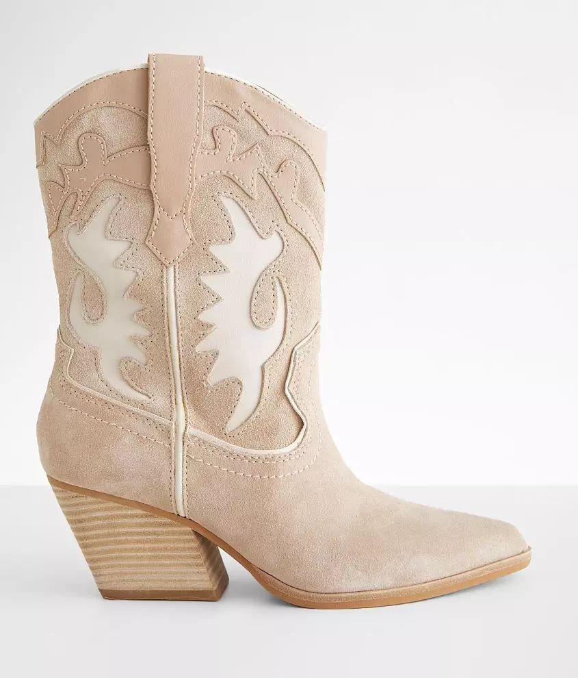 Landen Suede Western Boot | Buckle