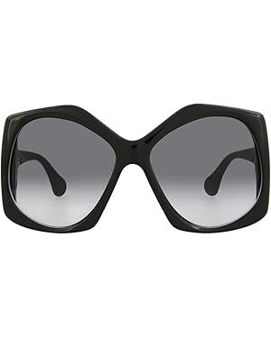Gucci Grey Geometric Ladies Sunglasses GG0875S 001 62 | Amazon (US)