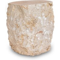 Marble Side Table Natural Light Block Bedside Table , Hammer Hit Edges Solid Stool Or End -Different Options Available | Etsy (UK)