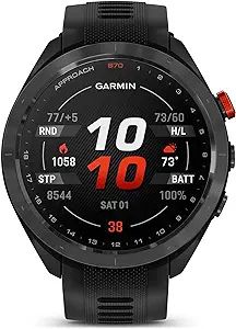 Garmin Approach S70, 47mm, Premium GPS Golf Watch, Black | Amazon (US)