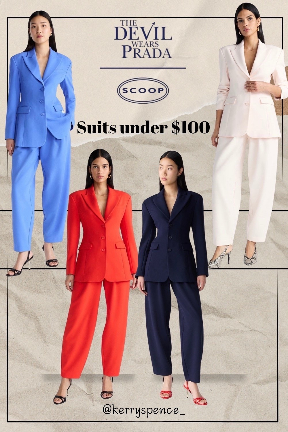 Spring Suits under $100
Suits are great for spring, wear them together or as separates.


#LTKSeasonal #LTKOver40