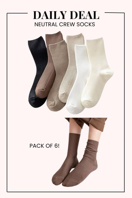 6 pack of cute crew socks for under $9!



#LTKFindsUnder50 #LTKFitness #LTKActive