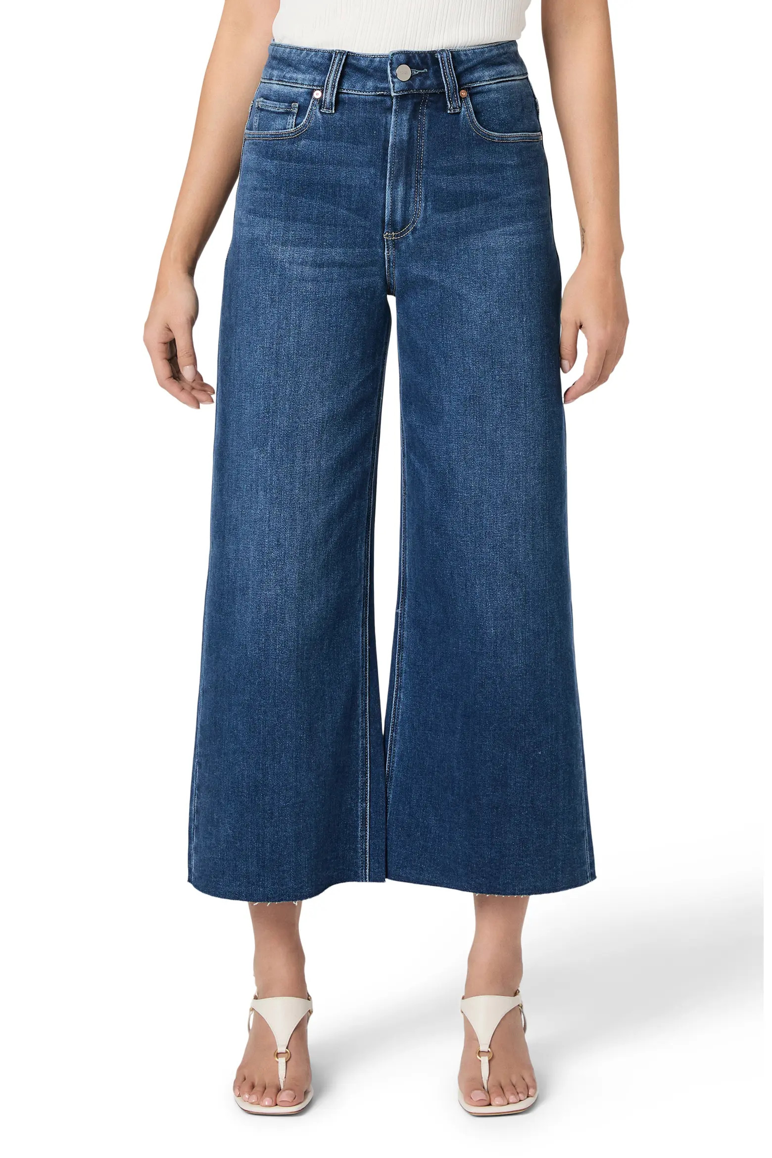 Anessa Raw Hem High Waist Wide Leg Jeans (Women) | Nordstrom | Nordstrom