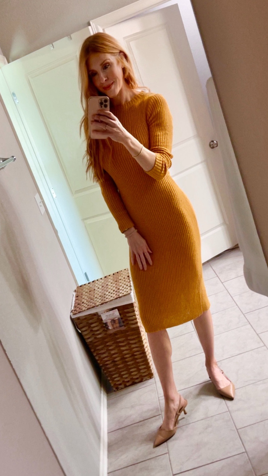 Mustard yellow is one of my fav colors to wear right now. Redheads look great in this color. Always gets a lot of compliments. Loving this dress as it’s sleek and comfortable. Classy and stately. 💛

#LTKOver40 #LTKWorkwear #LTKootd
