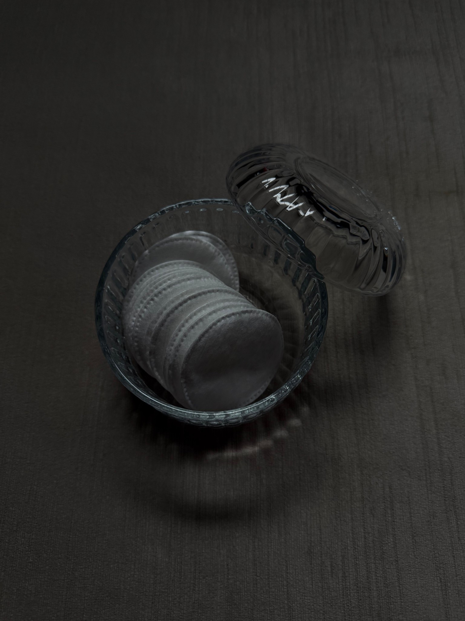 Found this glass container for under $8 to store my cotton pads and it’s more beautiful in person! 

You can also use this for jewelry, cotton balls/swabs, sample perfumes, etc.! 

#LTKHome #LTKBeauty