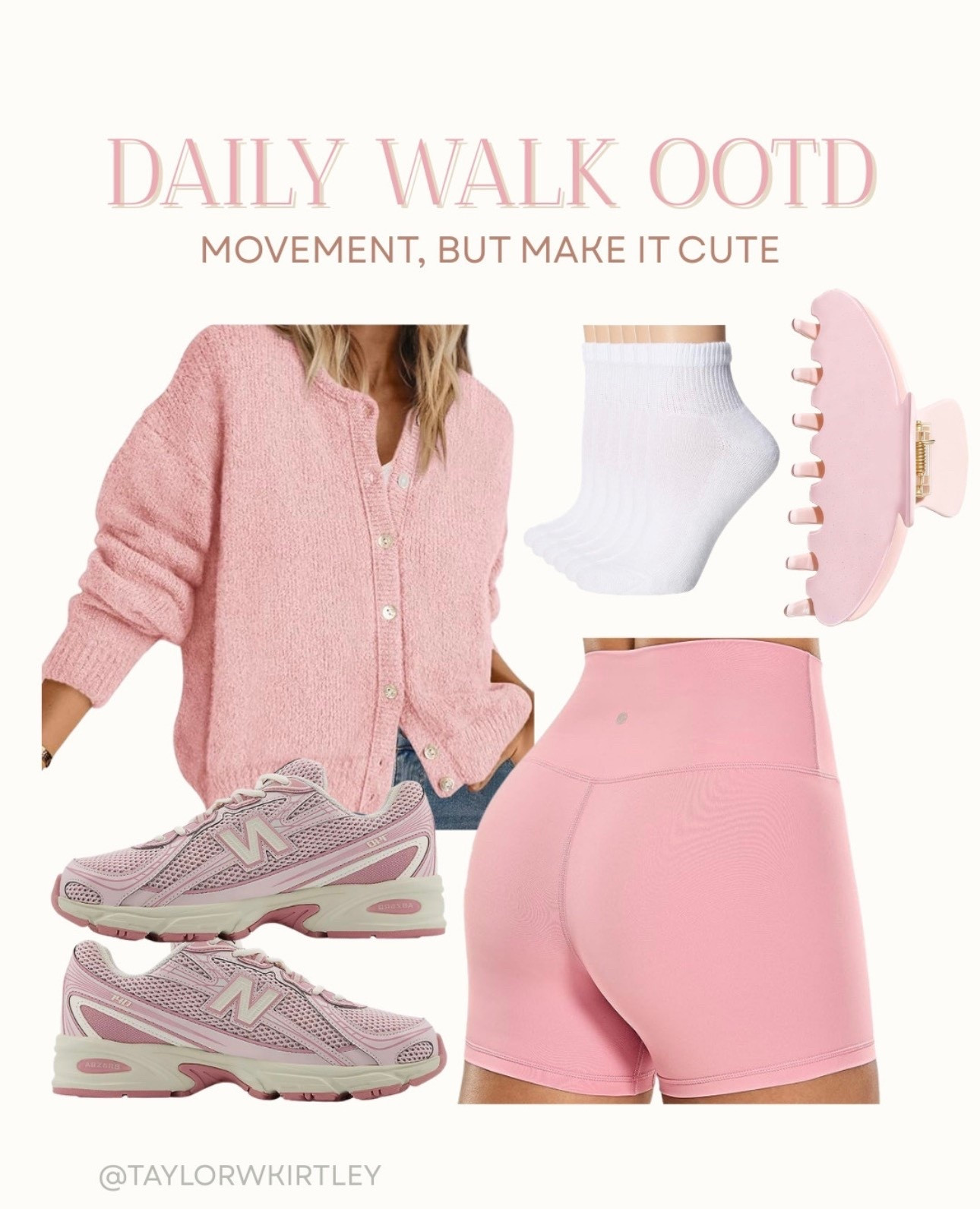 My favorite trendy layered walking outfit lately.  Cute enough for errands, comfortable enough for getting all your steps in and layered so you can wear it during the winter to spring transition:
• oversized cardigan (the ultimate cozy layer)
• high rise biker shorts for a flattering, sculpted fit
• ankle socks + cute walking sneakers for all day comfort

This look is perfect for hot girl walks, coffee runs, travel days, casual weekends, and everyday athleisure when you want to feel put together without overthinking it. The oversized layer balances the fitted biker shorts for that relaxed, elevated sporty vibe that’s everywhere right now.

Comfortable, flattering, and easy to recreate. The ideal walking outfit for women in their 30s.

#WalkingOutfit #AthleisureStyle #BikerShortsOutfit #WomenInTheir30s #OversizedCardigan #CasualChic #EverydayAthleisure #HotGirlWalk #ComfyStyle #SportyStyle #EffortlessOutfit #WellnessLifestyle #StepGoals 

 #LTKgrwm #LTKootd #LTKmomlife

#LTKootd #LTKfitnessgoals #LTKdayinmylife