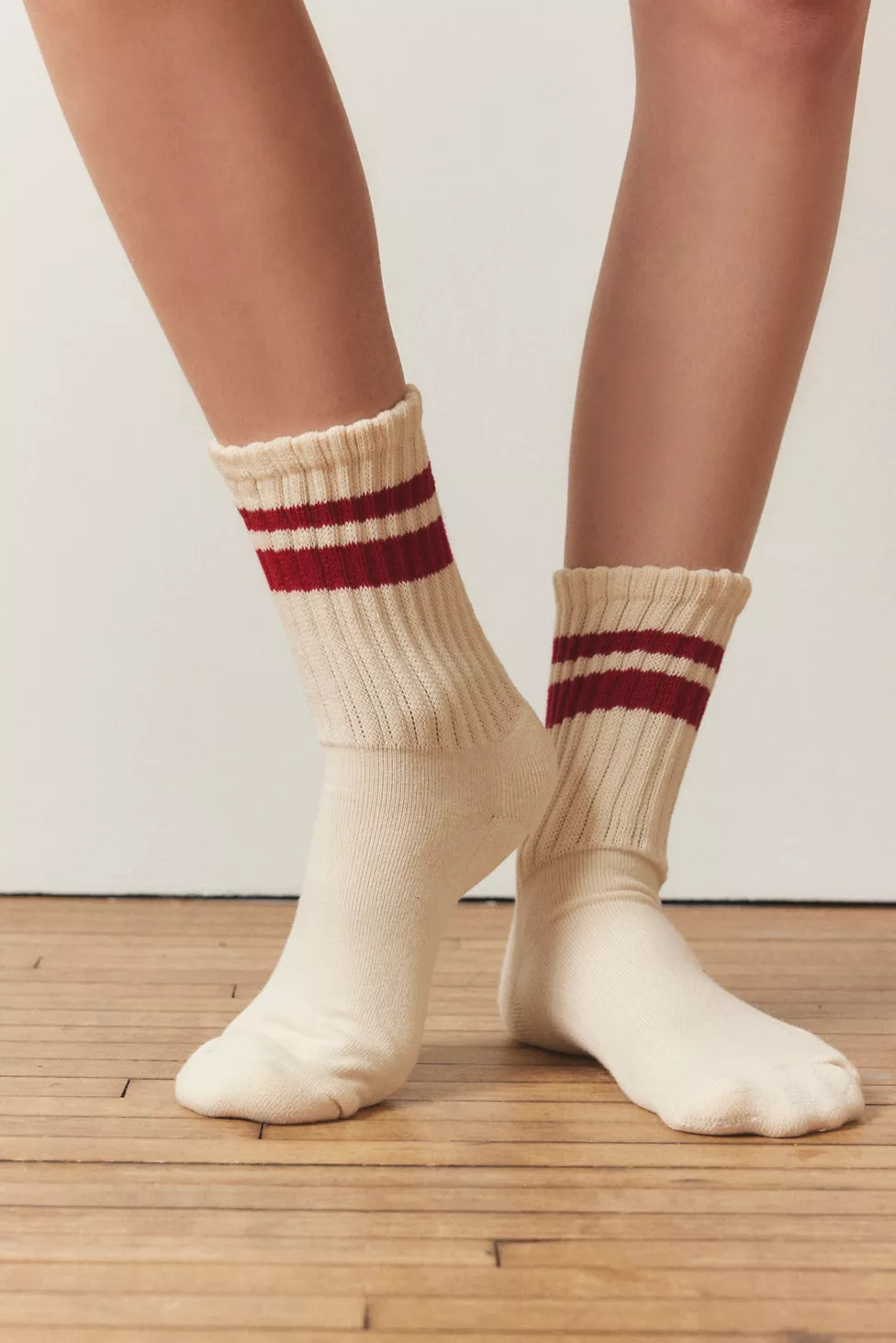 Athletic Striped Scrunch Crew Sock | Urban Outfitters (US and RoW)