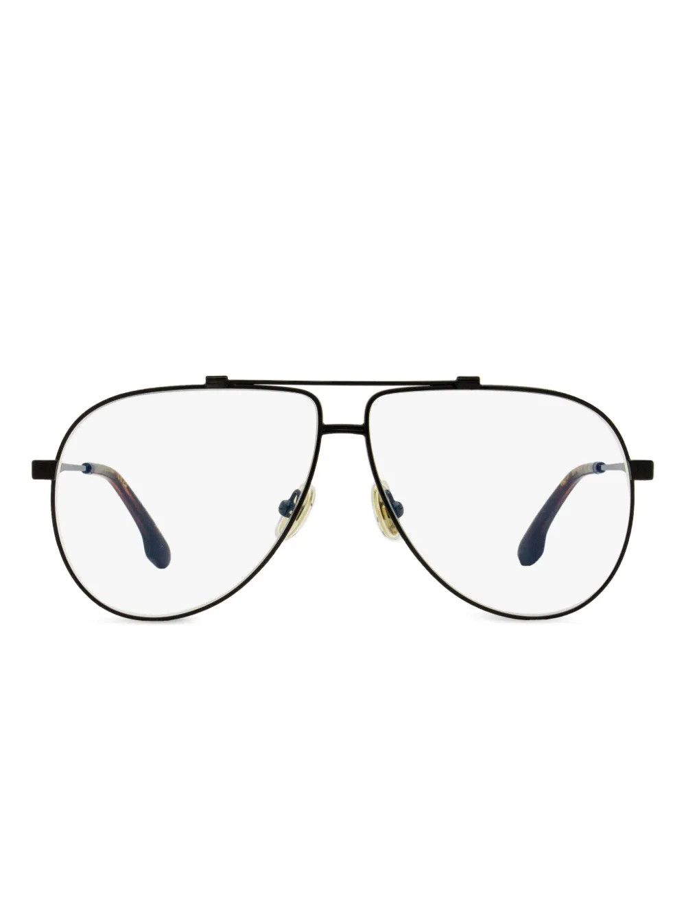 Victoria Beckham Eyewear 2137 pilot-frame Glasses | Black | FARFETCH | Farfetch Global