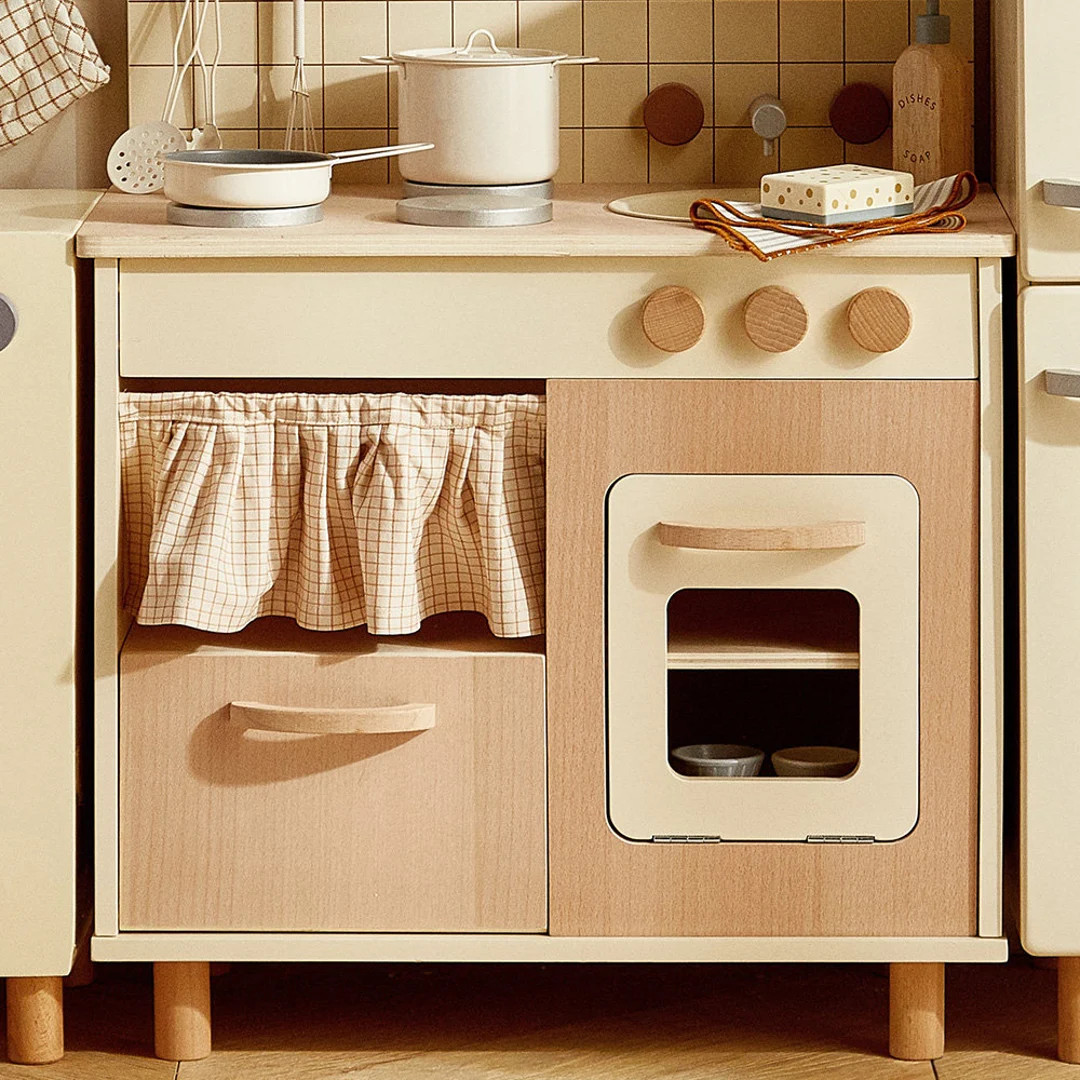 Children's Kitchen Toys, Kitchen Food Simulation Cooking, Parent-child Time, Wooden Kitchen Oven ... | Etsy (US)