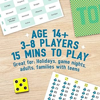 The Chameleon: Award-Winning Bluffing Board Game for Family, Adults & Friends | Includes 80 Extra... | Amazon (US)