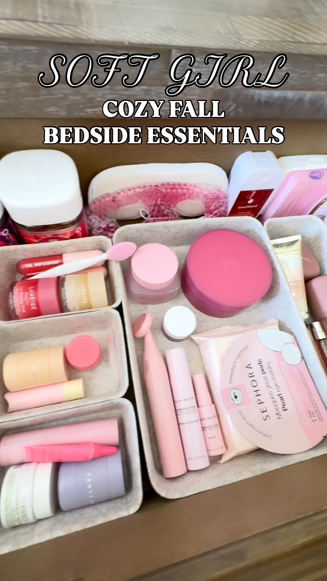 Fall “Soft Girl” Bedside Essentials 🍂🩷💕

#LTKFindsUnder50 #LTKBeauty #LTKSaleAlert
