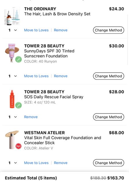 This are the items that are in my cart for VIB sale are Sephora #vibsale #sephorasale 

#LTKSeasonal #LTKbeauty