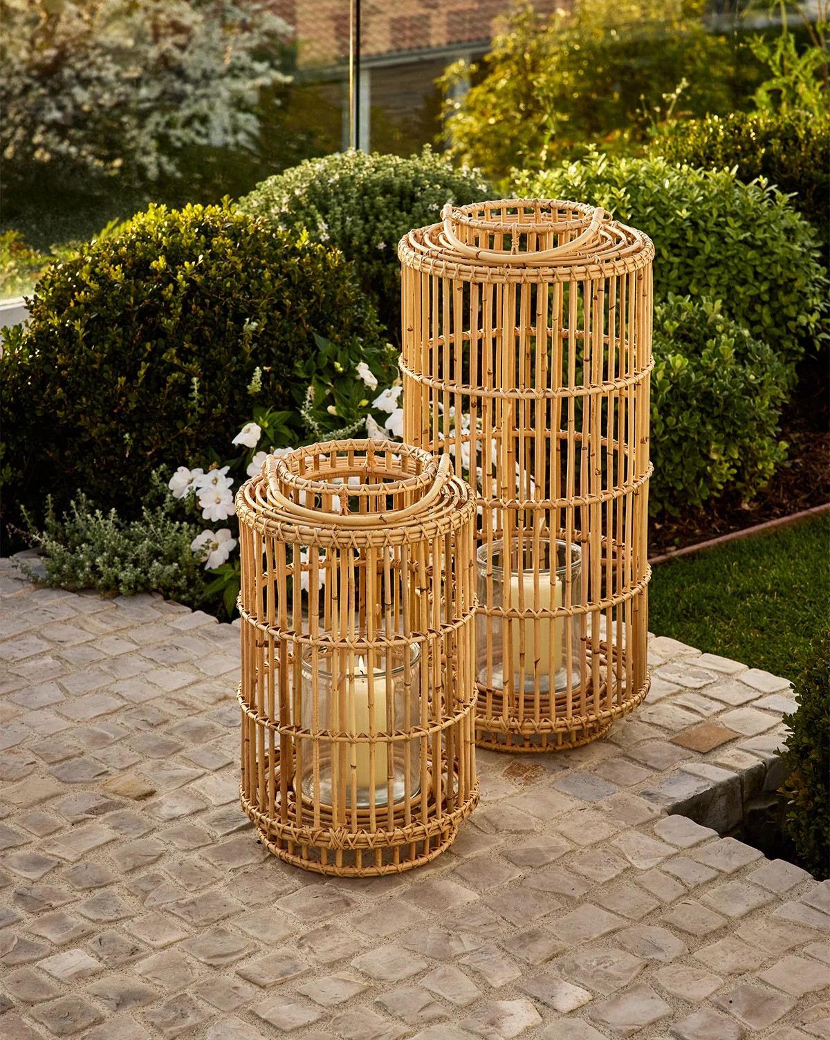 Handwoven Rattan Lantern | McGee & Co. (US)