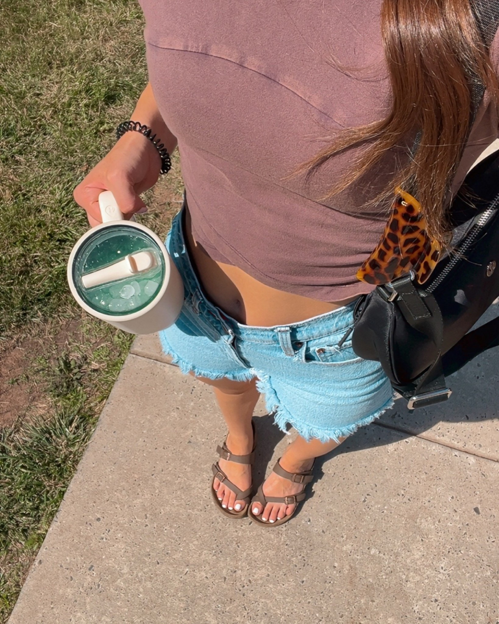 casual summer outfit 🤎

top- small
shorts- 24
hydrojug- 32oz

#LTKdayinmylife #LTKgrwm #LTKootd