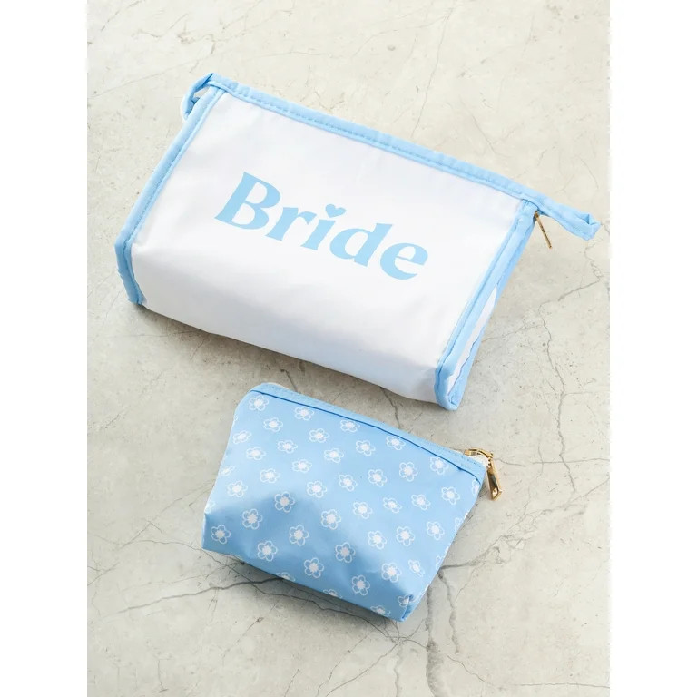 Packed Party Bride Blue Pouch Set, 2 Pieces | Walmart (US)
