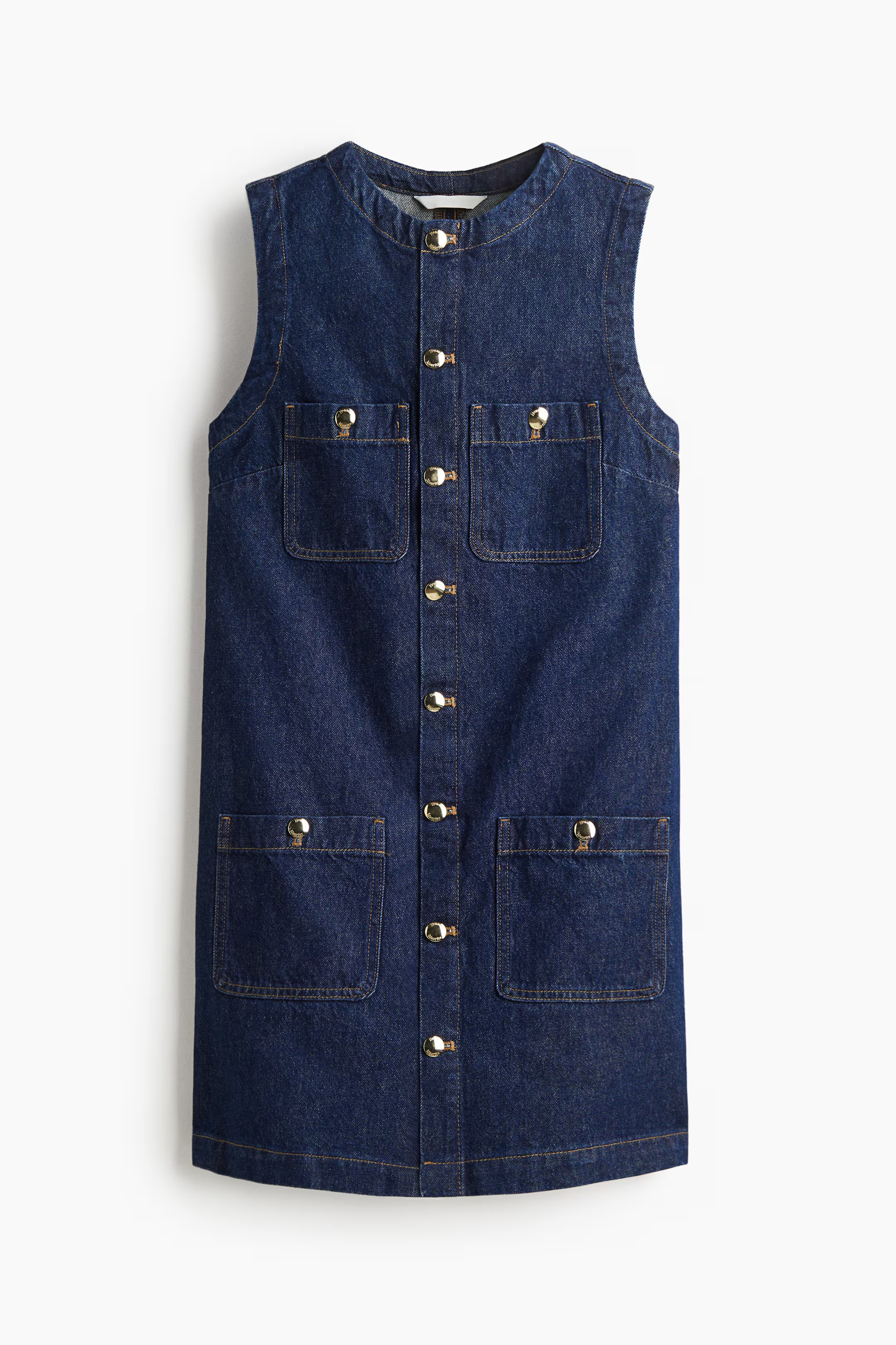 Sleeveless denim dress | H&M (UK, MY, IN, SG, PH, TW, HK)