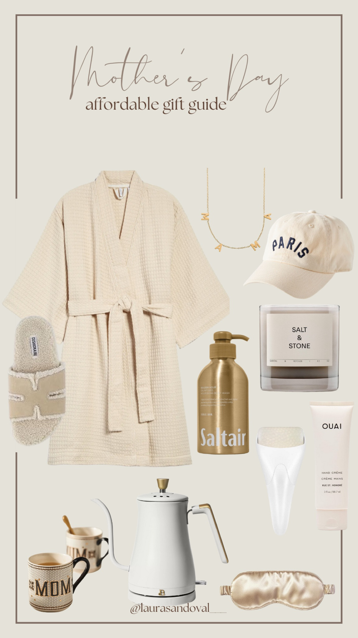 Mother Day affordable gift guide // gifts for mom // Mother’s Day gifts 

Mom
Mama
New mom 
Mother’s Day 
Mother’s Day gifts 
Gift ideas for mom 
Mother’s Day gift ideas 
Amazon 
Amazon finds 
Target 
Robe 
Body wash 
Saltair 
Slippers 
Candle 
Cap 
Necklace 
Hand lotion 
Quai 
Nordstrom 
Mug 
Coffee mug 
Kettle 
Body wash 

#mothersday #mom #giftguide

#LTKfindsunder100 

#LTKSeasonal #LTKGiftGuide