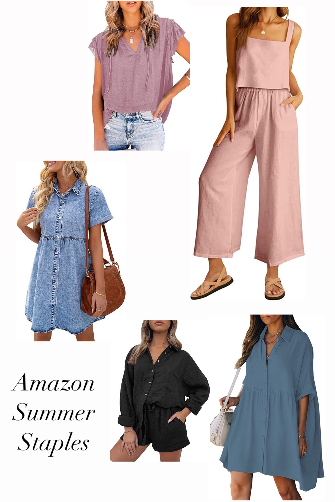 Amazon Summer Staples!! 

#LTKunder100 #LTKstyletip #LTKSeasonal