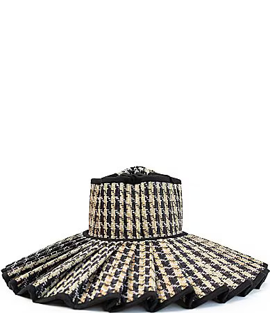 Lorna Murray Roma Luxe Resort Oversized Weave Pleated Straw Sun Hat - L | Dillard's
