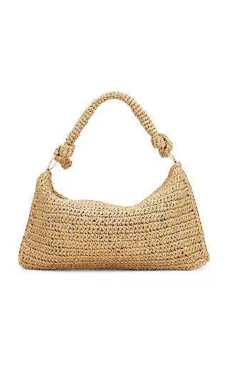 Shelly Crochet Bag in Khaki | Revolve Clothing (Global)