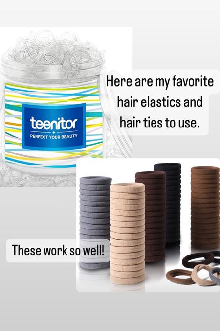 Here are my favorite hair, elastics and hair ties to use. They work fantastic in the hair. #amazon

#LTKBeauty