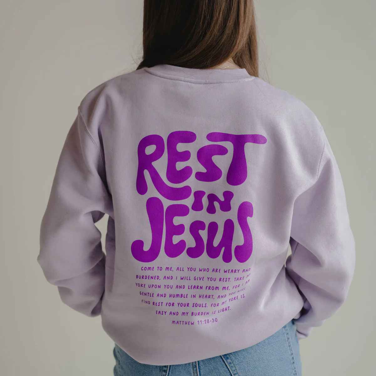 Rest in Jesus Pullover | Dear Heart