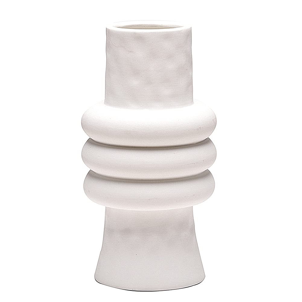 ANDING White Ceramic Vase is a Nordic Minimalist Style Decoration, Creative Vase, Used for Decora... | Amazon (US)