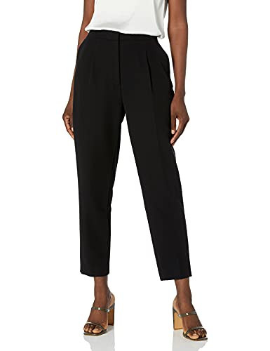 Tommy Hilfiger womens Straight Trouser Suit Pants, Black, 10 US | Amazon (US)