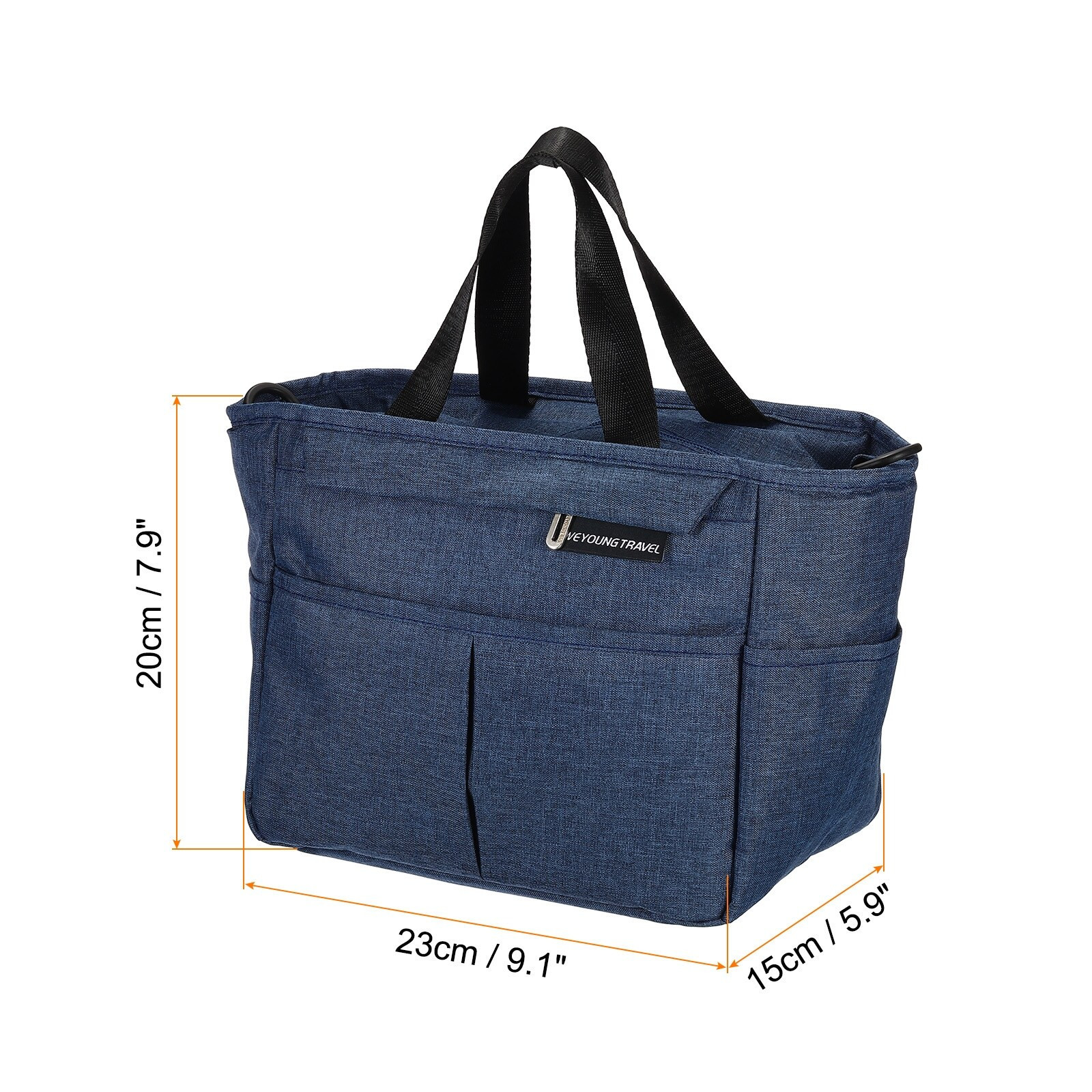 Lunch Box for Women/Men, Insulated Cooler Lunch Bag, 7.9x5.9x9.1 Inch Navy Blue - Navy Blue | Bed Bath & Beyond