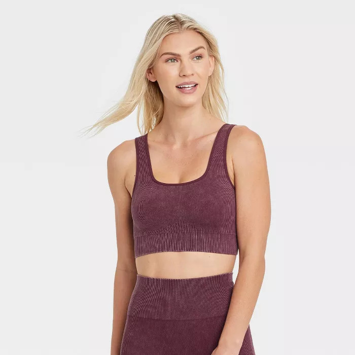 Women's Ribbed Seamless Bra - JoyLab™ | Target