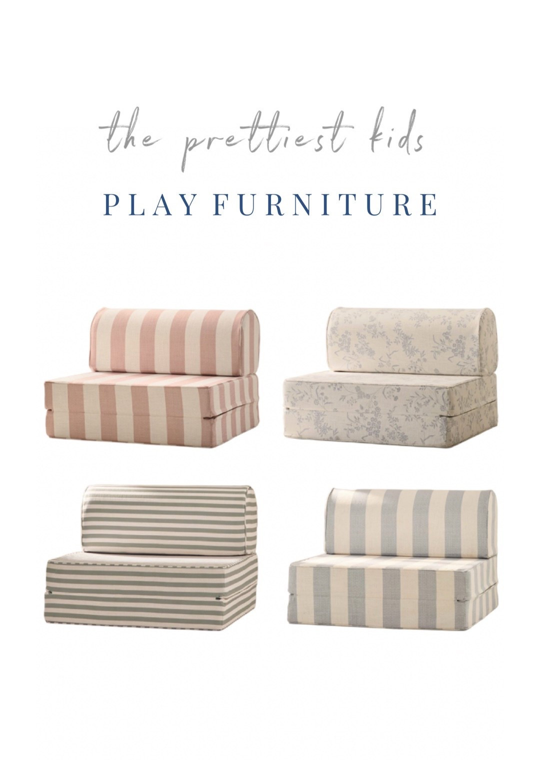 The prettiest kids play furniture 
#playroom #kidsfurniture #forts #chairs #modular 

#LTKFamily #LTKHome #LTKKids