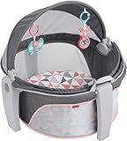 Fisher-Price On-The-Go Baby Dome, Rosy Windmill, Grey/Pink | Amazon (US)
