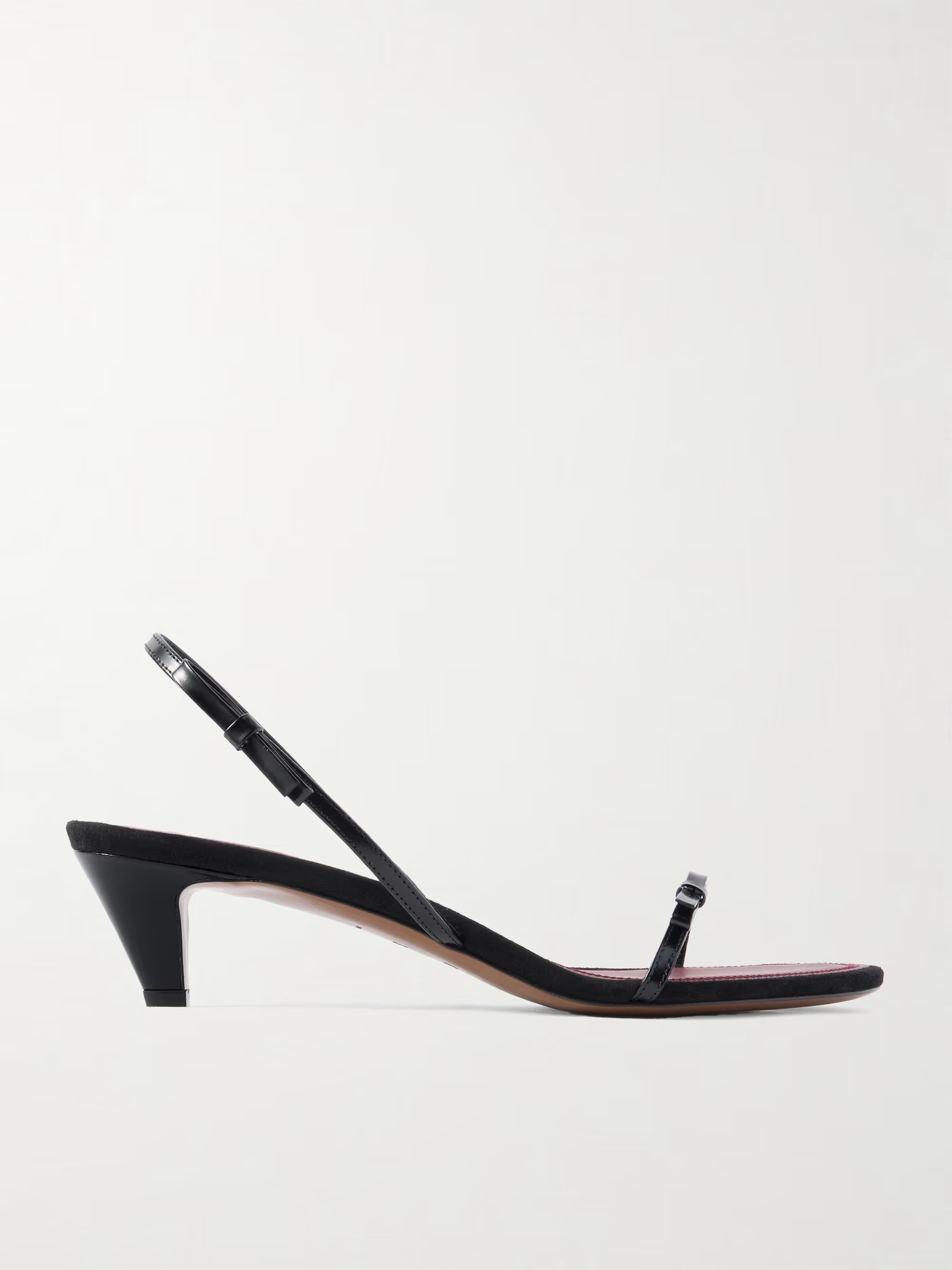 Diwo bow-embellished patent-leather slingback sandals | NET-A-PORTER APAC