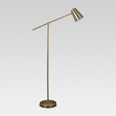 Cantilever Floor Lamp Brass - Project 62™ | Target