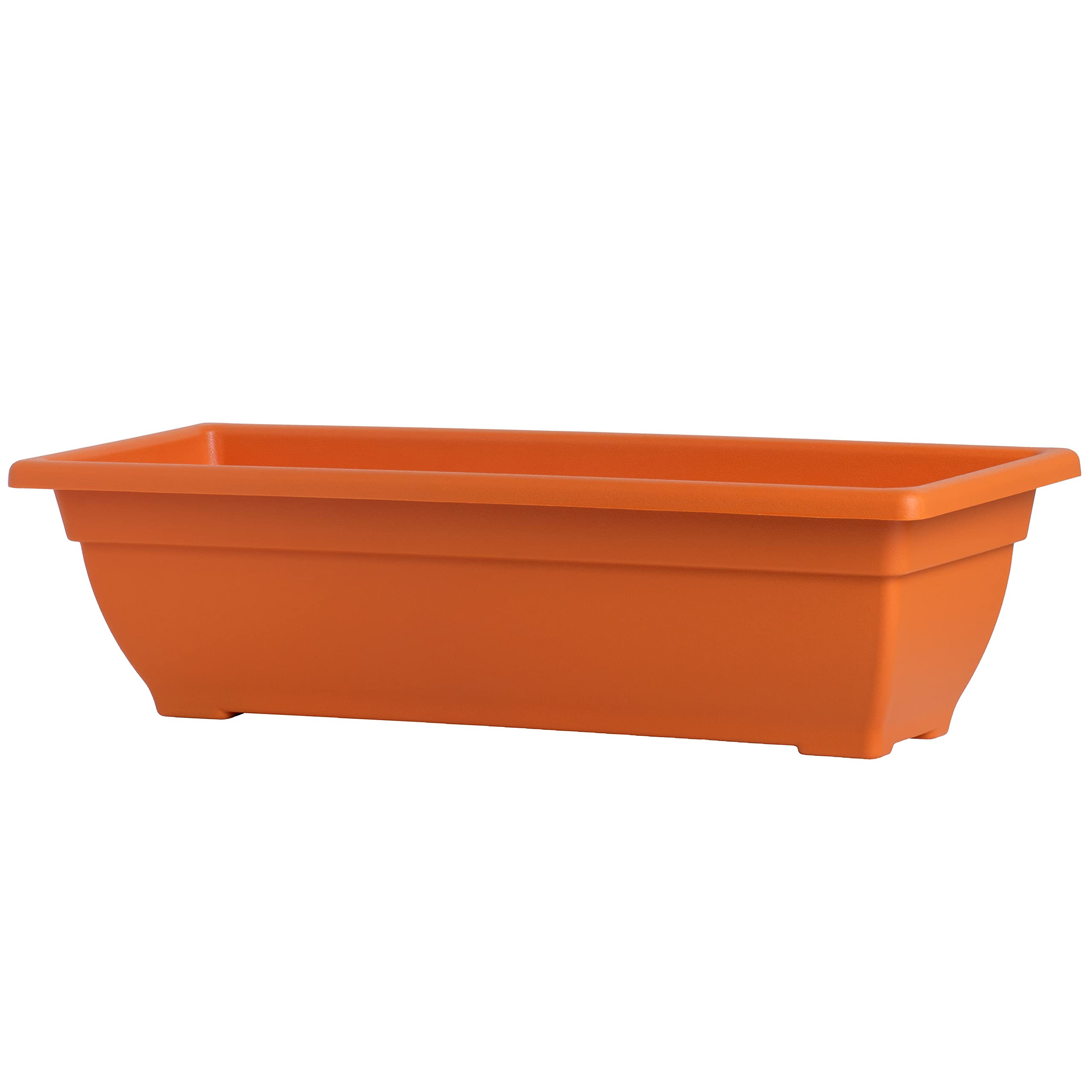 Rectangle Planter Box, 24 Inch Indoor/Outdoor Rectangular Planter, Durable UV Resistant, 4 Gallon... | Amazon (US)