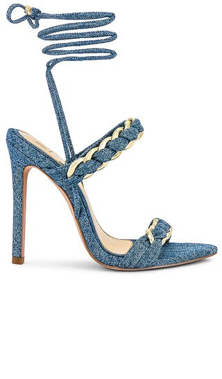 x REVOLVE Whitman Sandal in Washed Blue | Revolve Clothing (Global)
