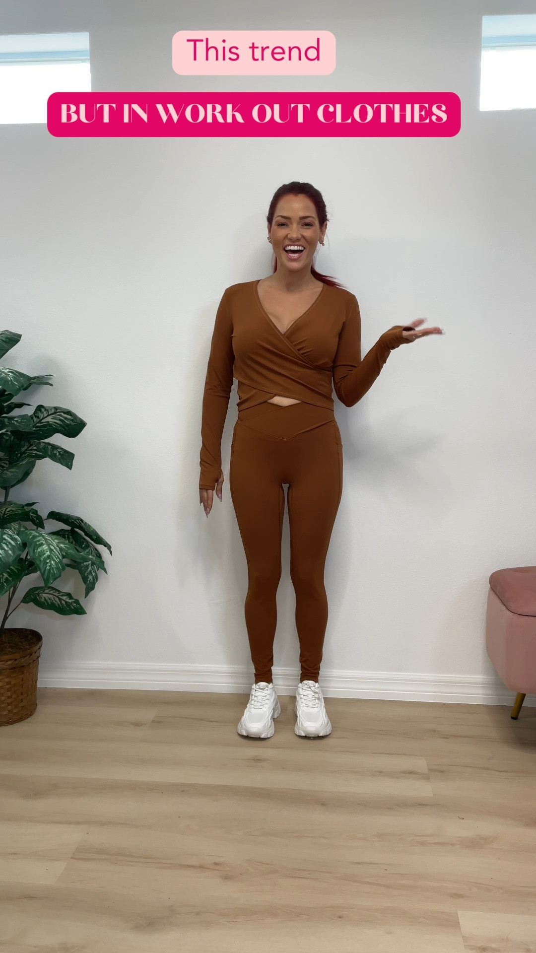 This trend but in work out clothes that are comfortable, not see through and mother of four approved.

To get 15% off on any of these items and more available on Amazon, just use code 15JUJUBF when you check out.

#LTKVideo #LTKFitness #LTKStyleTip