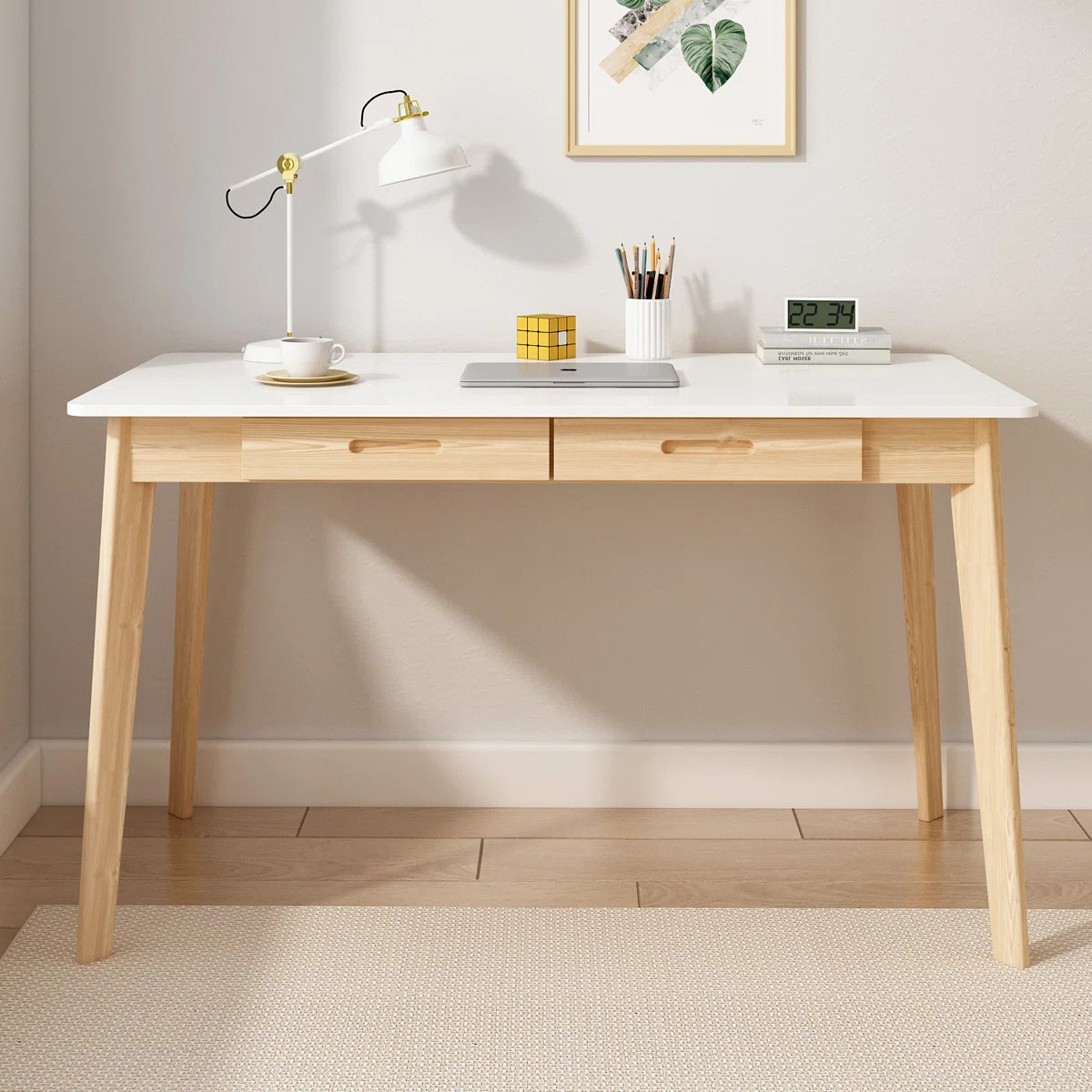 Latwon Wooden Desk | Wayfair North America