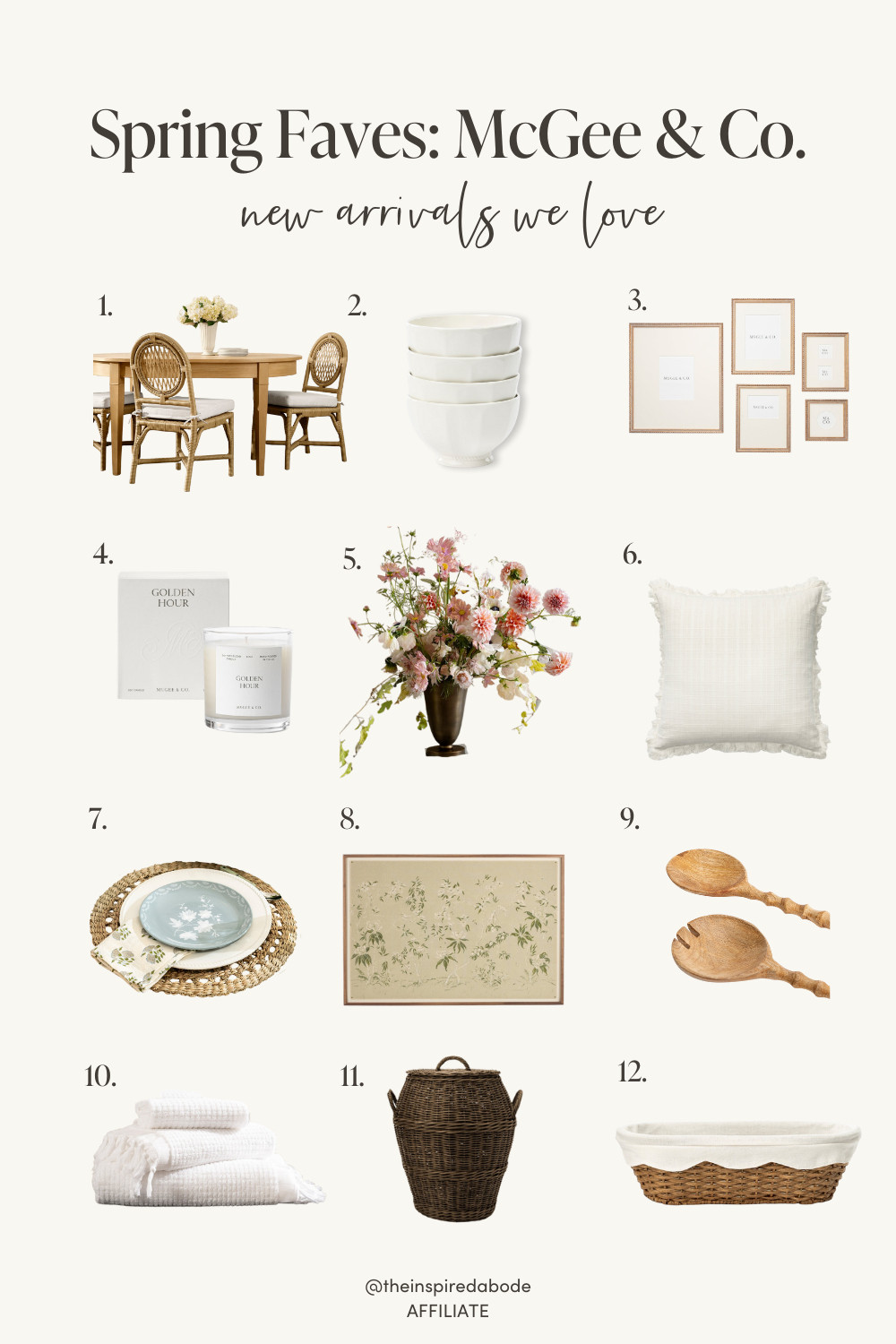 If you’re craving a spring refresh that feels timeless instead of trendy, McGee & Co.’s Spring 2026 collection delivers. Our curated list includes classic furniture, soft textiles, tabletop favorites, and cozy storage pieces designed to layer beautifully into everyday life! 

 #LTKSeasonal #LTKHome