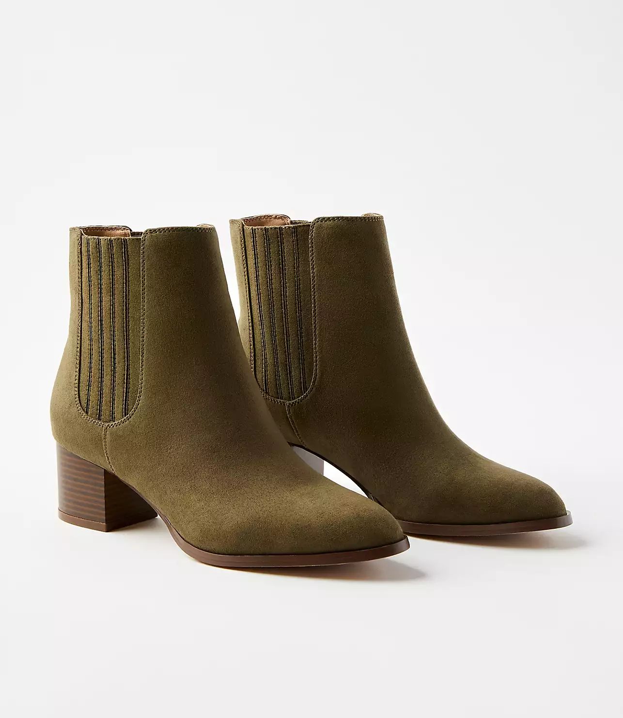 Stacked Heel Chelsea Boots | LOFT